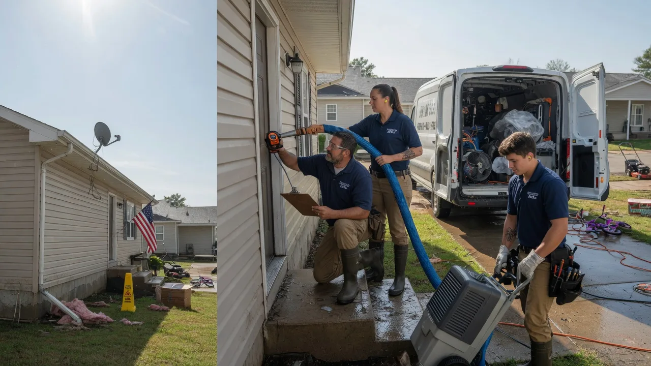 Ceiling Water Damage Restoration in Norman, AR near me